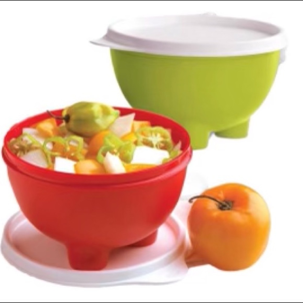 Tupperware Salsa Bowls  Set of 2